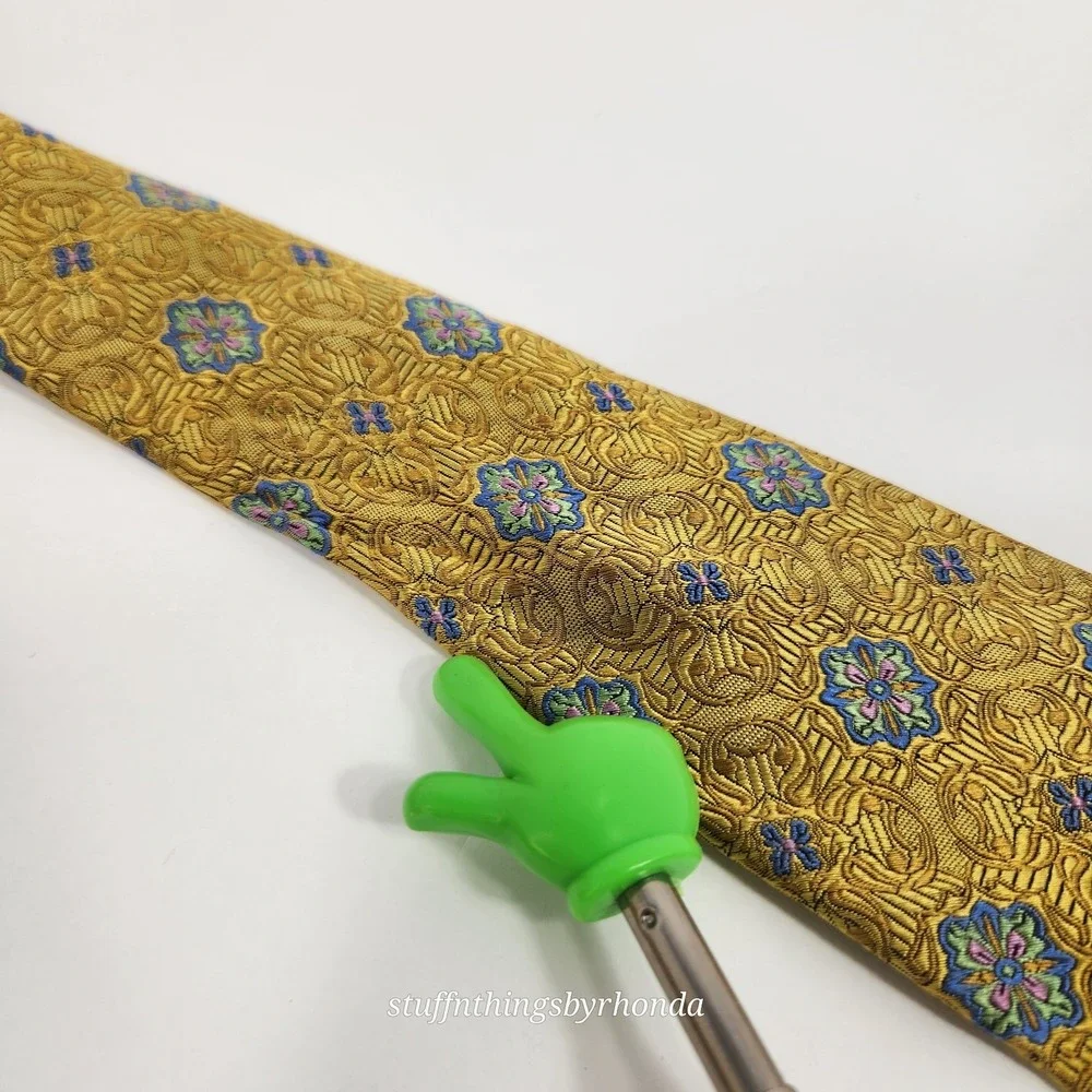 CM Gold Series Men's Gold Tie Designed In Italy 100% Silk XLong Necktie 66